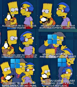 Dualboot Is Evil, Use Only Linux