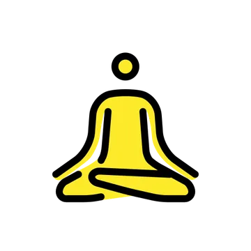 Person in lotus position