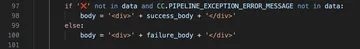 If 'X' Not In Data