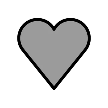 Grey heart
