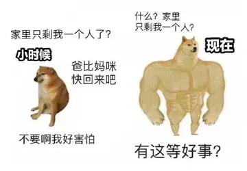 什么?家里只剩我一个人?家里只剩我一个人了?小时候现在爸比妈咪快回来吧不要啊我好害怕有这等好事?