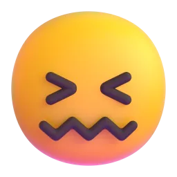 Confounded face