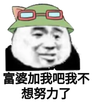 富婆加我吧，我不想努力了