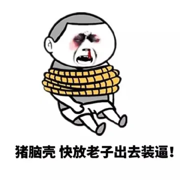 猪脑壳 快放老子出去装逼