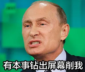 有本事钻出屏幕削我