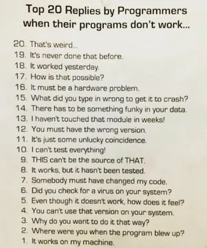I always say these in that order