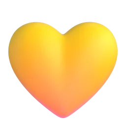 Yellow heart