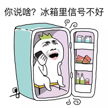 你说啥？冰箱里信号不好