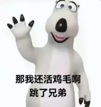 倒霉熊：那我还活鸡毛啊跳了兄弟表情包 合集