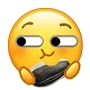 小黄脸磕瓜子