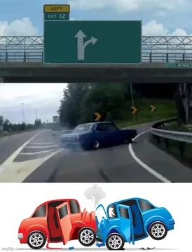 Left Exit Fail