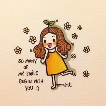 so many of my smile begin with you :)