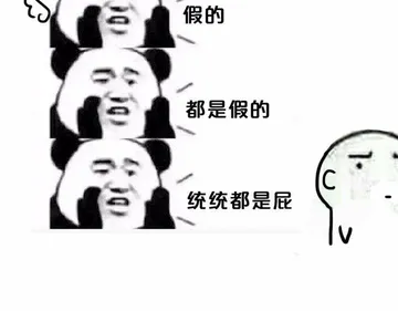 假的.都是假的.统统都是屁