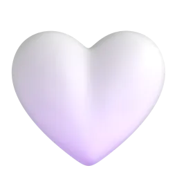 White heart