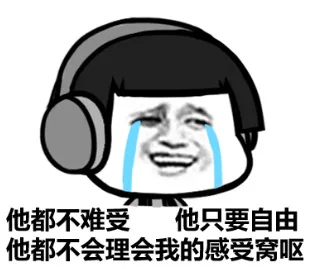 他都不难受，他只要自由他都不会理会我的感受窝呕