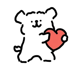 线条小狗-GIF-花瓣网