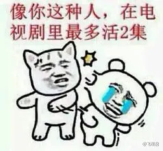 像你这种人在电视剧里最多活两集