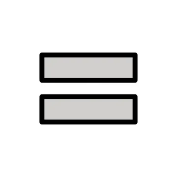 Heavy equals sign