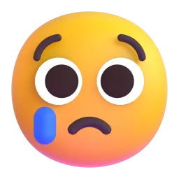 Crying face