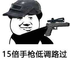 15倍手枪低调路过