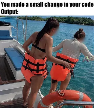 When You Change One Line Of Code