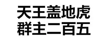 天天盖地虎 群主二百五