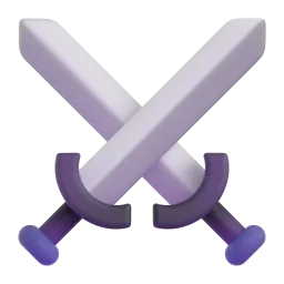 Crossed swords