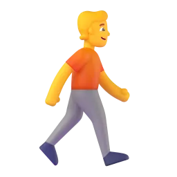 Person walking facing right