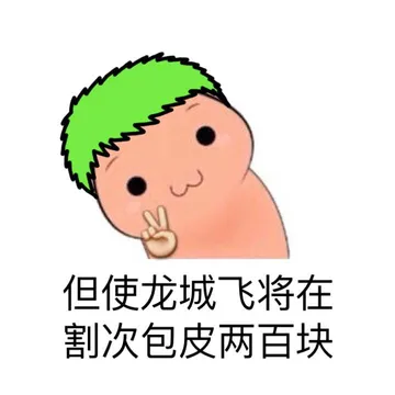 但拿龙城飞将在，割次包皮两百块
