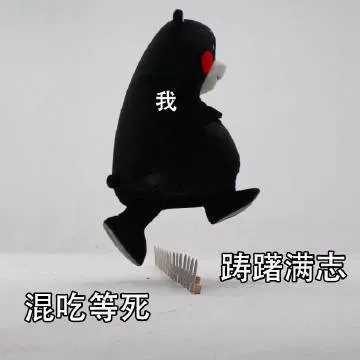 我踌躇满志、混吃等死