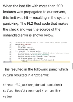 Rust Caused Cloudflare Outage