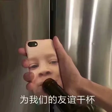 为我们的友谊干杯