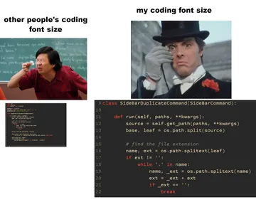 The Great Font Size Divide