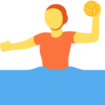 Person playing water polo