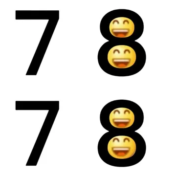 阴阳怪气数字小黄脸表情包