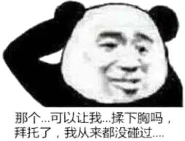 那个.可以让我.揉下胸吗?拜托了,我从来都没碰过
