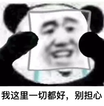 我这里一切都好，别担心