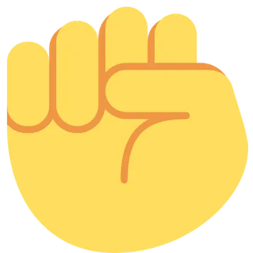 Raised fist