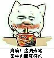 麻痹！这脑残酸菜牛肉面真好吃