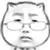 猫脸戴眼镜