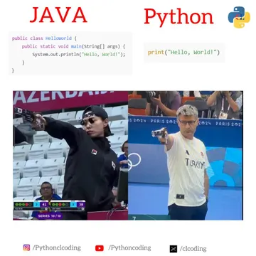 The Olympic Shootout: Java Vs Python