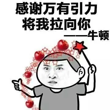 感谢万有引力将我拉向你，牛顿