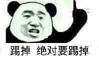 踢掉，绝对要踢掉
