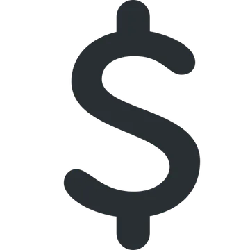 Heavy dollar sign
