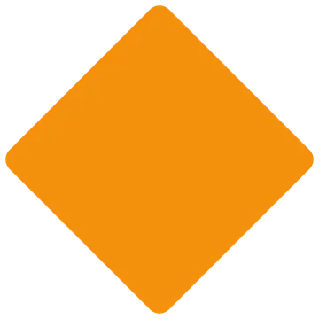 Large orange diamond