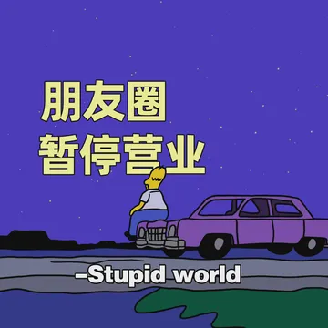 朋友圈暂停营业- Stupidworld