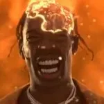 Travis Scott mind blown GIF Template