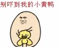 别吓到我的小黄鸭