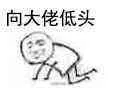 向大佬低头！