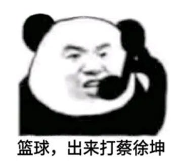 篮球.出来打蔡徐坤